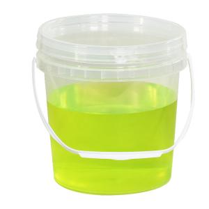 China Industrial Paint Packaging 2.5 Gallon White Clear Plastic Buckets with Lid factory