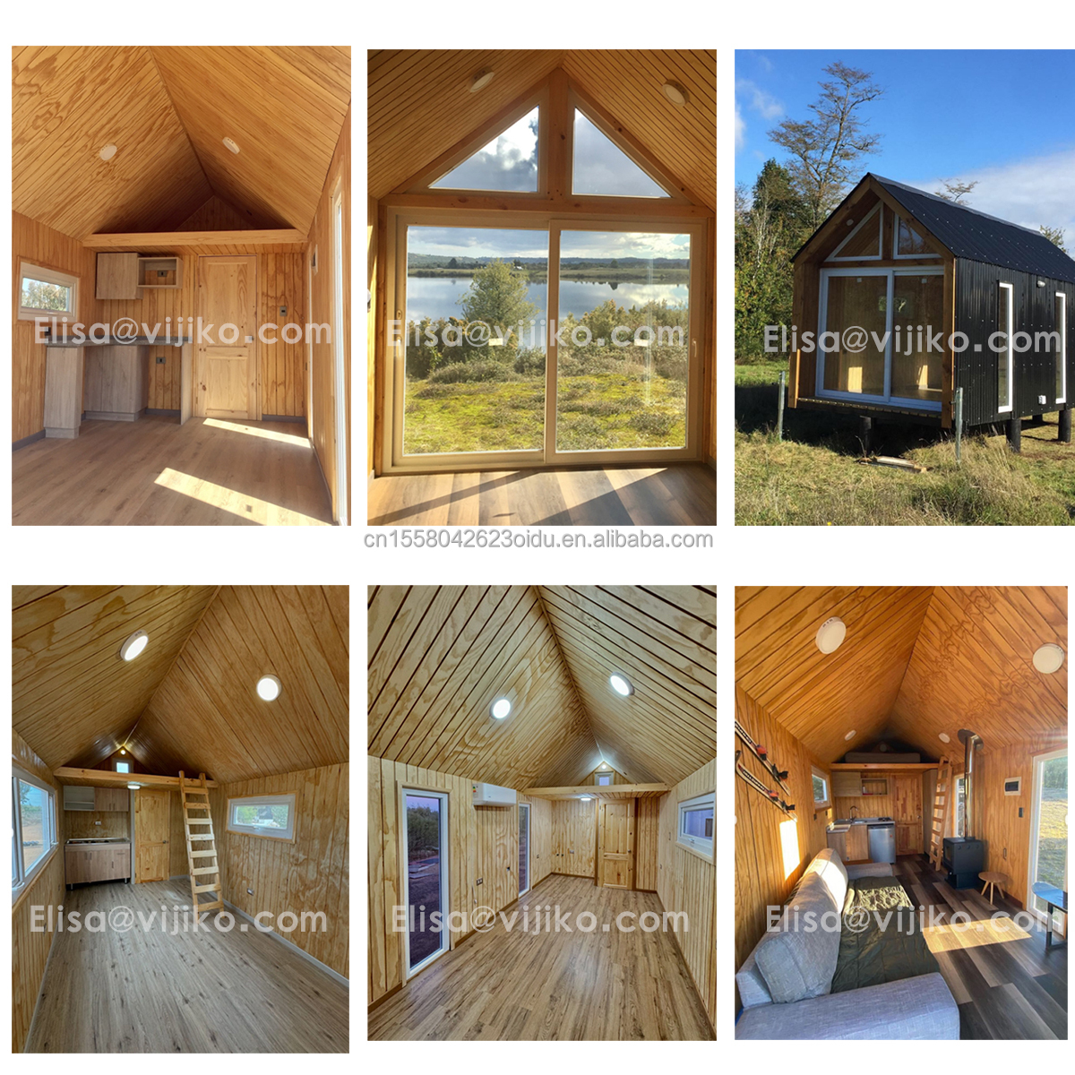 Modern Triangular Resort Hotel Prefab Container House with One Bed Bathroom Kitchen and Garden Features Sandwich Panel Door