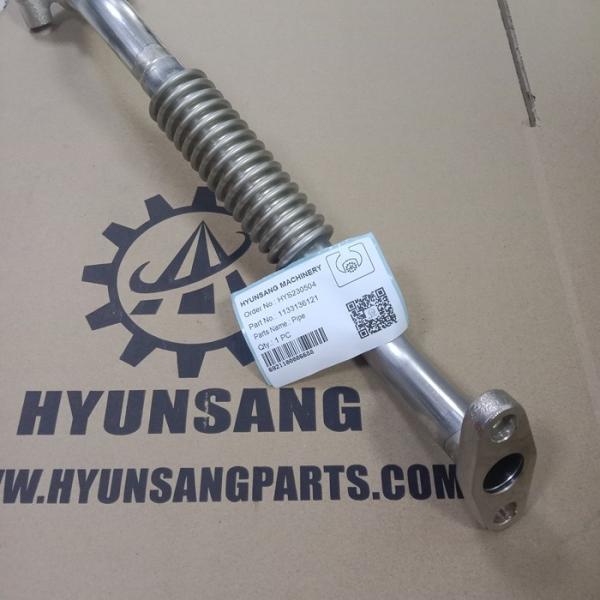 Hyunsang Excavator Parts Return Pipe 1133136121 For Construction Machinery
