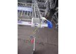Silver Epoxy Coating Steel Bar Metal Supermarket Cart / Coin Lock Shopping