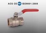 Oil Gas Water Brass Ball Valve NPT/BSP Threads PTFE Seat Material