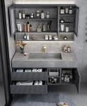 Modern Bathroom Vanity Sink Cabinet Solid Wood Furniture Double Cabinet