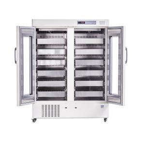 China 1008L Blood Bank Storage Refrigerator Fridge With Forced Air Cooling System For Blood Station factory