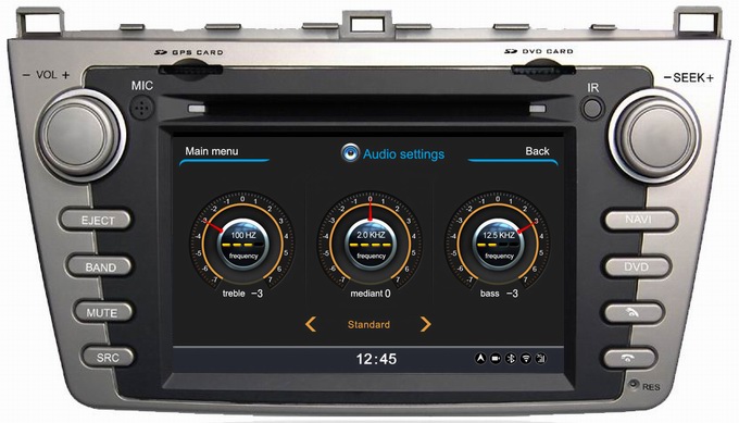 Ouchuangbo car DVD GPS for Mazda 6 (2009-2011) with host TV S100 DVR screen audio video player