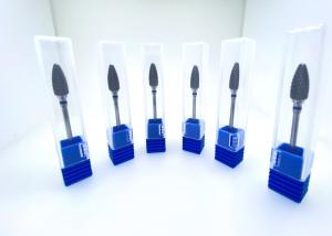 China Straight Edge Dental Diamond Burs Sharp Tungsten Carbide Grinder For Crown factory