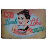 Negative Positive Retro Tin Signs, Metal Poster For Wall Cafe House Bar Club Pub
