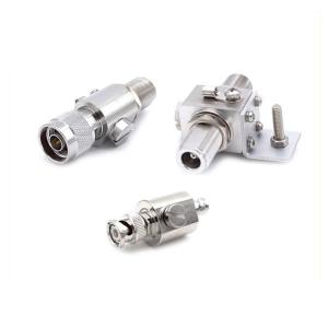 China Flange SMA Fiber Optic Adapter With Cap For Nickel Plated Brass Connector factory