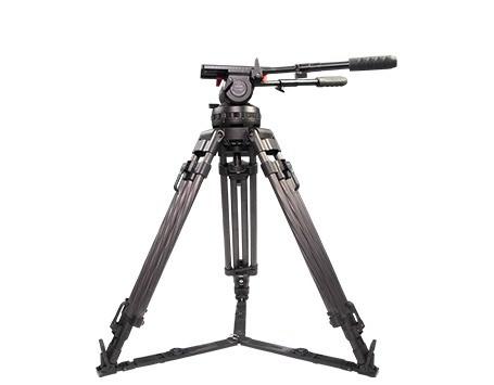 V600 Professional Camera Teleprompter Carbon Fiber Tripod Carry Bag for Video