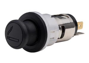 China Black Car Cigarette Lighter Silver Color Body Instant Upgrade Direct Replacement factory