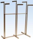 Metal / Wood Customized Color Display Rack Stand Garment Showrooms 600*500