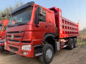 China 371hp Euro 2 Engine 6x4 Used HOWO Dump Truck factory