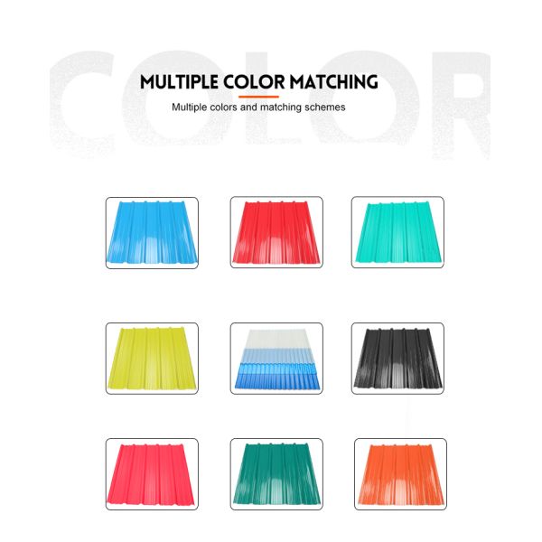 2.0mm PVC Roofing Sheet 1130mm Width Fireproof Waterproof