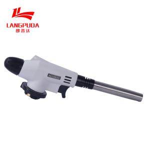 China Hiking Camping BBQ Portable Gas Torch Butane Flame Gun factory