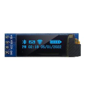 China 3V 5V 128x32 OLED Display Module 0.91 Inch 4 Pins With SSD1306 Driver IC factory