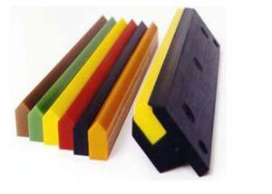 China Solvent Resistant PU Polyurethane Screen Printing Squeegee Blade Scraper factory