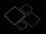 High Temperature Resistance Square Fused Silica Quartz Glass Sheet