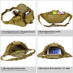 Molle Tactical Waist Bag Military Waist Pack For Outdoors Walking Running Hiking