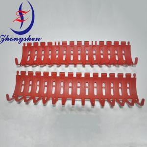 China Red 42CM Egg Collection Finger For Layer Chicken Cage Spare Parts factory