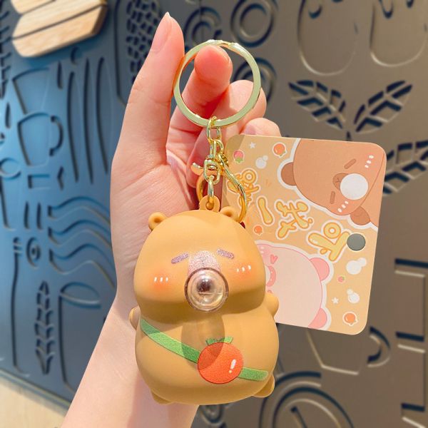Customized Cute Pendant Squishy Toys Silicone Keychain Non-Toxic for Kids and Adults