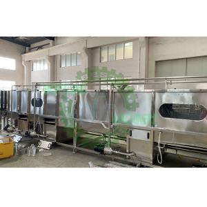 China Spay Water Cooling Pasteurizer Tunnel For Juice Bottling Line factory
