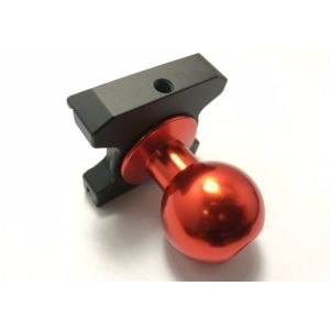 China High Precision CNC Aluminium Parts , Anodize Aluminum Tripod Ball Heads For Camera​ on sale