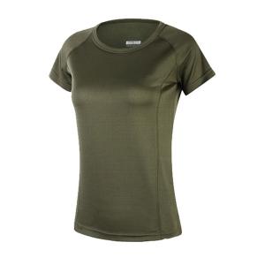 China Women Sports T-shirts, preshrunk Sports T-shirts, Quick dry fabric T-shirts, promotional Logo printed T-shirts factory