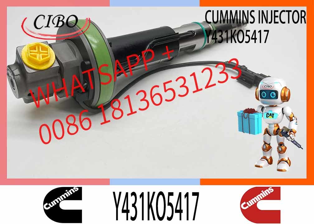 Fuel Injector Assembly Y431K05420 Y431KO5417 F00BLOJ017 F00BLOJ018 0986435611 For Qsk19 Engine