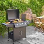 Garden Cart Grill Propane Gas Stainless Steel BBQ Grill with Piezoelectric