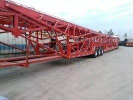 China Vehicle Transporter Truck 3 Axle Car Carrier Vehicle Semi Trailer with Customization factory