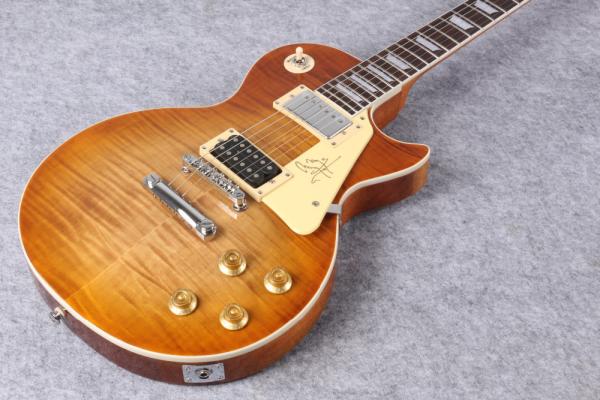 Jimmy Page Number Two VOS Electric Guitar, Standard LP guitar, Flamed Maple
