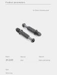 32mm Steel Minifix Spreading Bolts With M6 Thread, Furniture Connector for panel