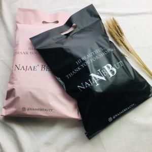China Matte Black Poly Mailing Packaging Bags For Garment Package factory