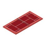 Silicon Spu Tennis Court PU Cushion Acrylic Surface Layer