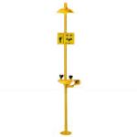 Safety Attractive Steel Lab Casework Eye Washer And Shower Station Combined Type
