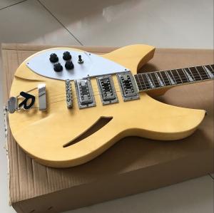 China New Arrival rickenback 360 electric guitar Ricken 325 left-hand 3 pickups guitarra. Rick custom gitaar factory
