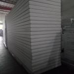 grey white EPS sandwich waterproof wall panels 1150-100-0.376mm for prefab