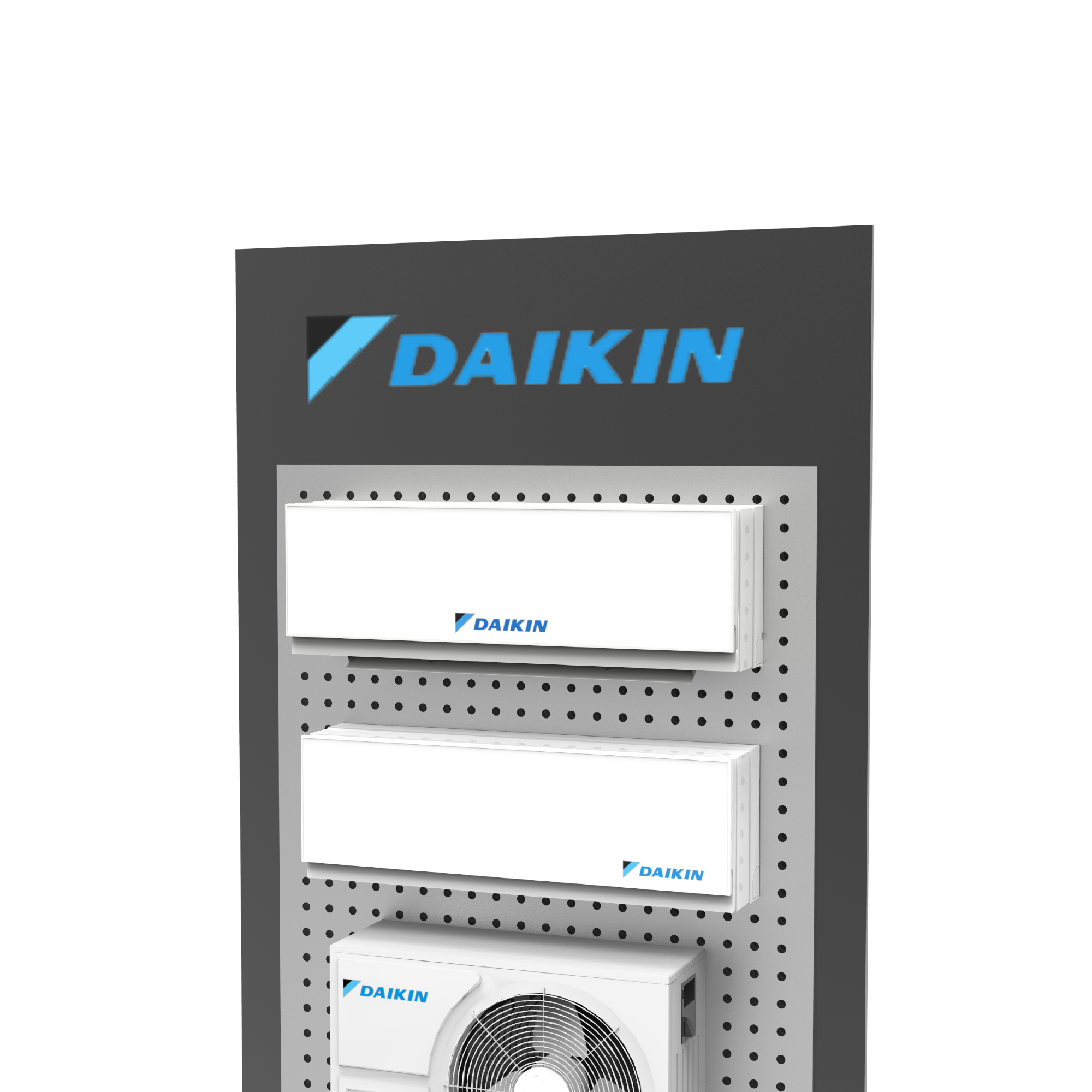 Air Conditioning Display Metal Rack Supermarket Display Stand