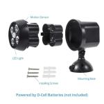 600-Lumen Outdoor LED Security Light, Battery Powered Wireless Motion Sensor