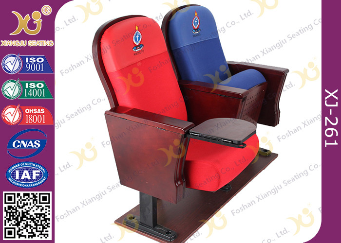 East African Vintage Auditorium Church Hall Chairs With Embroidered Logo On Back