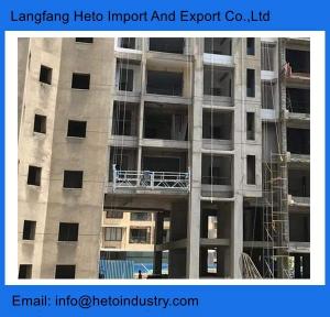 China Philippines galvanized steel building maitenance unit ZLP800 temporary gondola working platform factory