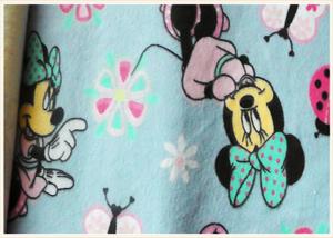 China Some Cute Pattrens Cotton Flannel Cloth For Baby Cloth , Eco - Friendly factory