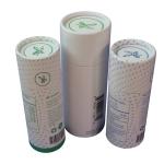 Recyclable And Stylish Paper Tube Gift Box Hot Stamping With Stickers Custom