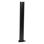 Black Bolt Down Cast Iron Bollards Stainless Steel Fixed Static Parking Safety