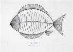 Mid Century Fish Metal Wall Art Decor