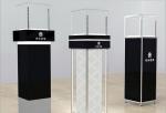 Modular Wooden Jewelry Display Cases , Durable Retail Glass Display Case