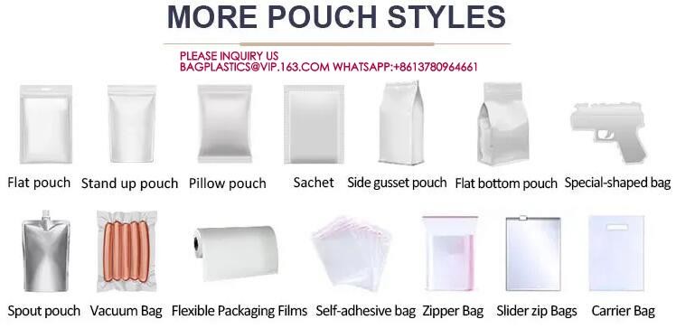 Kraft Paper Stand-Up Pouch Nuts Tea Dried Fruit Sealed Packing Bag Packaging Zipper Bag