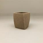 Twist Square Shape Sandstone Bath countertop Set For Hotel Home bathroom