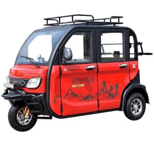 China Enclosed 1000w 40km/H Electric Passenger Tricycle factory