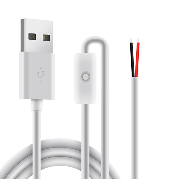 USB Switch on off Cable Dimmer for LED Strip