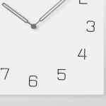 12 Inch Nordic Silent Square Kichen Wall Clocks White Grey Black Wooden Wall